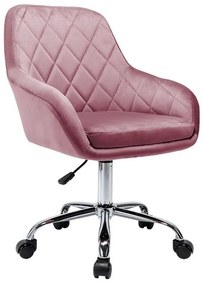 Καρέκλα γραφείου Comfivo 340, Τριανταφυλλί, 82x59x59cm, 10 kg, Με μπράτσα, Με ρόδες, Μηχανισμός καρέκλας: Economic | Epipla1.gr