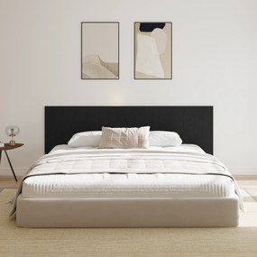 vidaXL Κεφαλάρι Μαύρης Δρυός 240x1.5x80 εκ. Κατασκευασμένο από Επεξεργασμένο Ξύλο