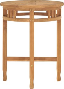 vidaXL Σετ Τραπεζαρίας Κήπου 3 Τεμαχίων από Μασίφ Ξύλο Teak