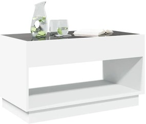 vidaXL Τραπεζάκι Σαλονιού Infinity LED Λευκό 90x50x50 εκ.