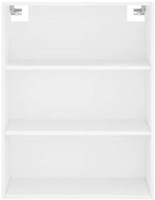 vidaXL Ντουλάπι Λευκό 69,5x34x180 εκ. από Επεξεργασμένο Ξύλο