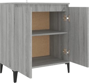 vidaXL Ντουλάπι Γκρι Sonoma 60 x 35 x 70 εκ. από Επεξεργασμένο Ξύλο