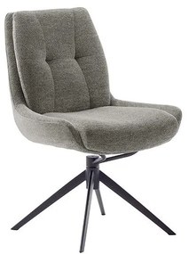 Bali Καρεκλα Relax Μαύρη + Υποπόδιο 83x86x102 cm