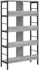 vidaXL Ράφι Βιβλίων Γκρίζο Σονομα 82 x 32 x 144,5 εκ.