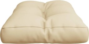 vidaXL Μαξιλάρι Παλέτας Μπεζ 80 x 40 x 12 εκ. Υφασμάτινο