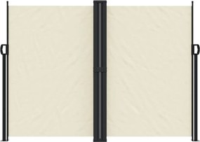 vidaXL Σκίαστρο Πλαϊνό Συρόμενο Κρεμ 180 x 1200 εκ.