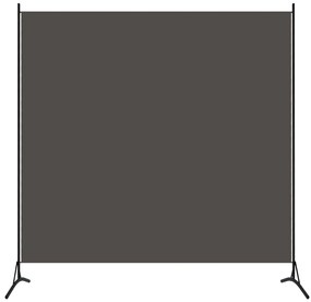 vidaXL Διαχωριστικό Δωματίου με Ανθρακί 175 x 180 εκ. Υφασμάτινο