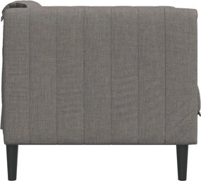 vidaXL Πολυθρόνα Σαλονιού Taupe Υφασμάτινη