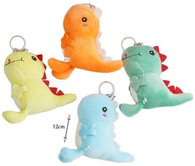 Λούτρινο Δεινοσαυράκι Μπρελόκ 12cm - Stuffed Dino Keychain
