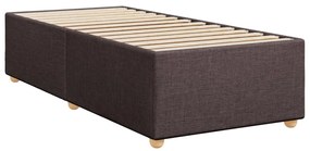 ΚΡΕΒΑΤΙ BOXSPRING ΜΕ ΣΤΡΩΜΑ ΣΚΟΥΡΟ ΚΑΦΕ 80X200 ΕΚ. ΥΦΑΣΜΑΤΙΝΟ 3291117