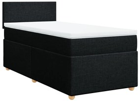 ΚΡΕΒΑΤΙ BOXSPRING ΜΕ ΣΤΡΩΜΑ ΜΑΥΡΟ 90X190 ΕΚ.ΥΦΑΣΜΑΤΙΝΟ 3288830