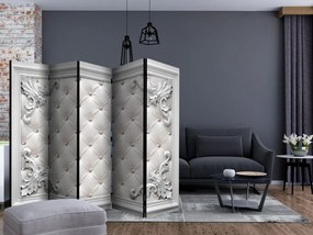 Διαχωριστικό με 5 τμήματα - Quilted Leather II [Room Dividers]