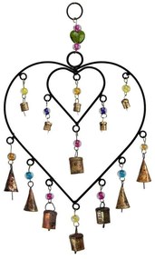 Κρεμαστό Διακοσμητικό Τοίχου NAMD222 23x42cm Multi Metal