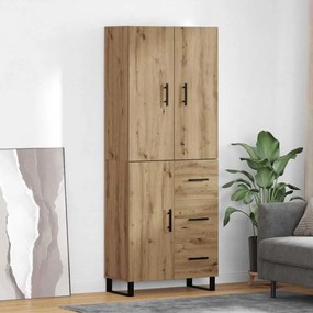 vidaXL Highboard 2 pcs Artisan Oak 69,5 x 34 x 180 εκ.