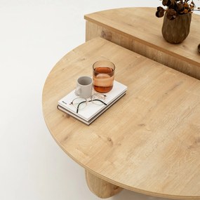 Coffee Table Podium - Sapphire Oak Sapphire Oak
