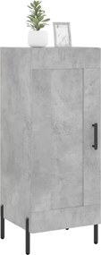 vidaXL Ντουλάπι Γκρι Σκυροδέματος 34,5x34x90 εκ. Επεξεργασμένο Ξύλο