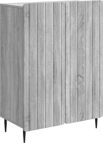 vidaXL Πλαϊνό γραφείο Γκρι Sonoma 66 x 34,5 x 92 εκ.