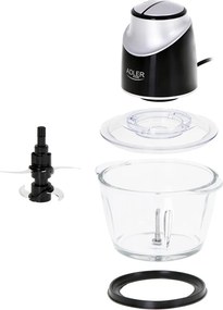 Πολυκόφτης Adler με γυάλινο μπολ 1,2lt 550W