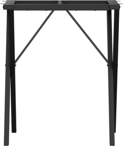 vidaXL Πόδια Τραπεζαρίας σε Σχήμα «Χ» 60x40x73 εκ. Ατσάλι