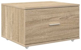 vidaXL Γραφείο Sonoma Δρυς 131.5 x 50 x 106.5 εκ. Επεξεργασμένο ξύλο