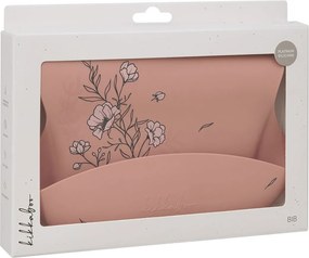 Σαλιάρα Σιλικόνης 6+ Μηνών (23.5x23.5) Kikka Boo Flora Blush