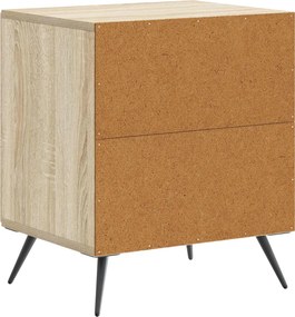 vidaXL Κομοδίνο Sonoma Δρυς 43 x 34,5 x 50 εκ Επεξεργασμένο Ξύλο