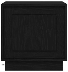 vidaXL Κομοδίνο με Μαύρο 44 x 34.5 x 45 εκ Επεξεργασμένο ξύλο