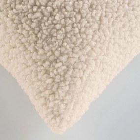 Διακοσμητική Μαξιλαροθήκη Μπουκλέ (40x40) L-C Woolen Naturel 1612918