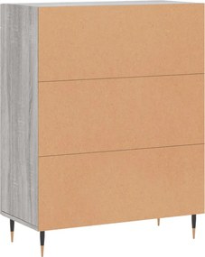 VidaXL Ντουλάπι Γκρι Sonoma 69,5 x 34 x 90 εκ. από Επεξεργασμένο Ξύλο