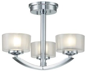 Πλαφονιέρα Φωτιστικό Μπάνιου 3xG9 Χρώμιο Meridian HK-MERIDIAN-SF-BATH-PC Elstead Lighting HK-MERIDIAN-SF-BATH-PC Χρώμιο