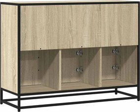vidaXL Sideboard Sonoma Oak 100x35x76 cm Κατασκευασμένο ξύλο