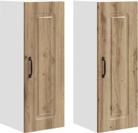 vidaXL Πάνελ πλυντηρίου πιάτων Kalmar 2 pcs Artisan Oak