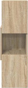 vidaXL Γωνιακό Ντουλάπι Δρύς Sonoma 25,5x25x80εκ Επεξεργασμένο ξύλο