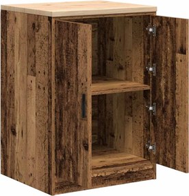 vidaXL ντουλάπι αποθήκευσης γκαράζ 60x51x85 εκ μασίφ ξύλο πεύκο