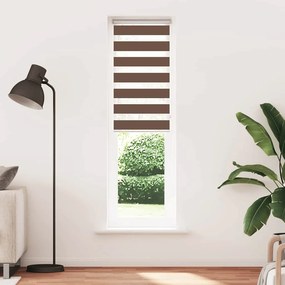 vidaXL Στόρι Ζέβρας Καφέ 55x230 εκ. Πλάτος Υφάσματος 50,9 εκ. Πολυεστέρας