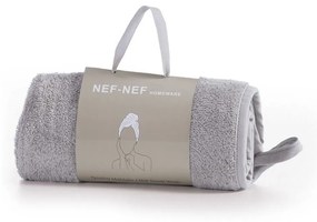 Πετσέτα Μαλλιών Sandy Grey Nef-Nef Face 100% Cotton