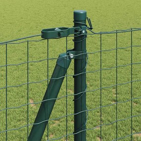vidaXL Κολώνα Φράχτη με Σκυρόδεμα 26 τμχ. Πράσινο