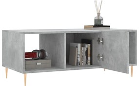 vidaXL Τραπεζάκι Σαλονιού Γκρι Σκυρ. 102x50x40 εκ. Επεξεργασμένο Ξύλο