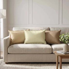vidaXL Κάλυμμα Μαξιλαριού 2 τμχ. HOUTEN Κρεμ 30 x 50 cm Πολυεστέρας