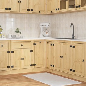 vidaXL Ντουλαπιού (Cabinet) SKI Μέλι Καφέ 80 x 80 x 81 cm