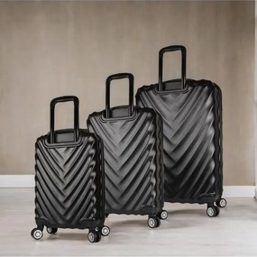 Σετ 3 τεμαχίων βαλίτσες καμπίνας μεσαίου και μεγάλου μεγέθους από ABS - Χρυσό