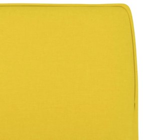 Πολυθρόνα Ανοιχτό Κίτρινο 52 x 75 x 76 εκ. Υφασμάτινη - Κίτρινο