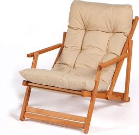 Garden Table &amp; Chairs Set (3 Pieces) My007 Brown
Cream