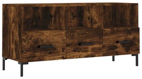 vidaXL Έπιπλο Τηλεόρασης Καπνιστή Δρυς 102 x 36 x 50 εκ. Επεξεργ. Ξύλο