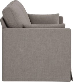 vidaXL Καναπές 140cm Taupe Μέταλλο