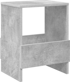 vidaXL Ράφι Περιοδικών Σκυρόδεμα Γκρι 35 x 30 x 45 εκ.