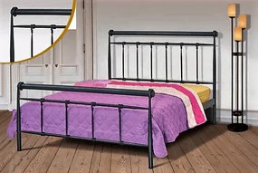 Κρεβάτι Ν73 για στρώμα 140χ190 διπλό με επιλογή χρώματος