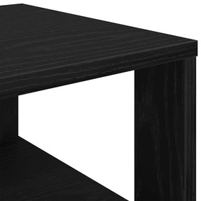 Ράφι παπουτσιών Μαύρο 61x32x70 cm Κατασκευασμένο ξύλο - Μαύρο