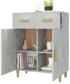 vidaXL Ντουλάπι Γκρι Σκυροδέματος 69,5x34x89 εκ. Επεξεργασμένο Ξύλο