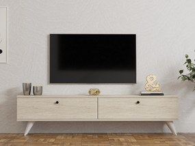 Έπιπλο Τηλεόρασης Τραβερτίνη LEEGE 160x25x40